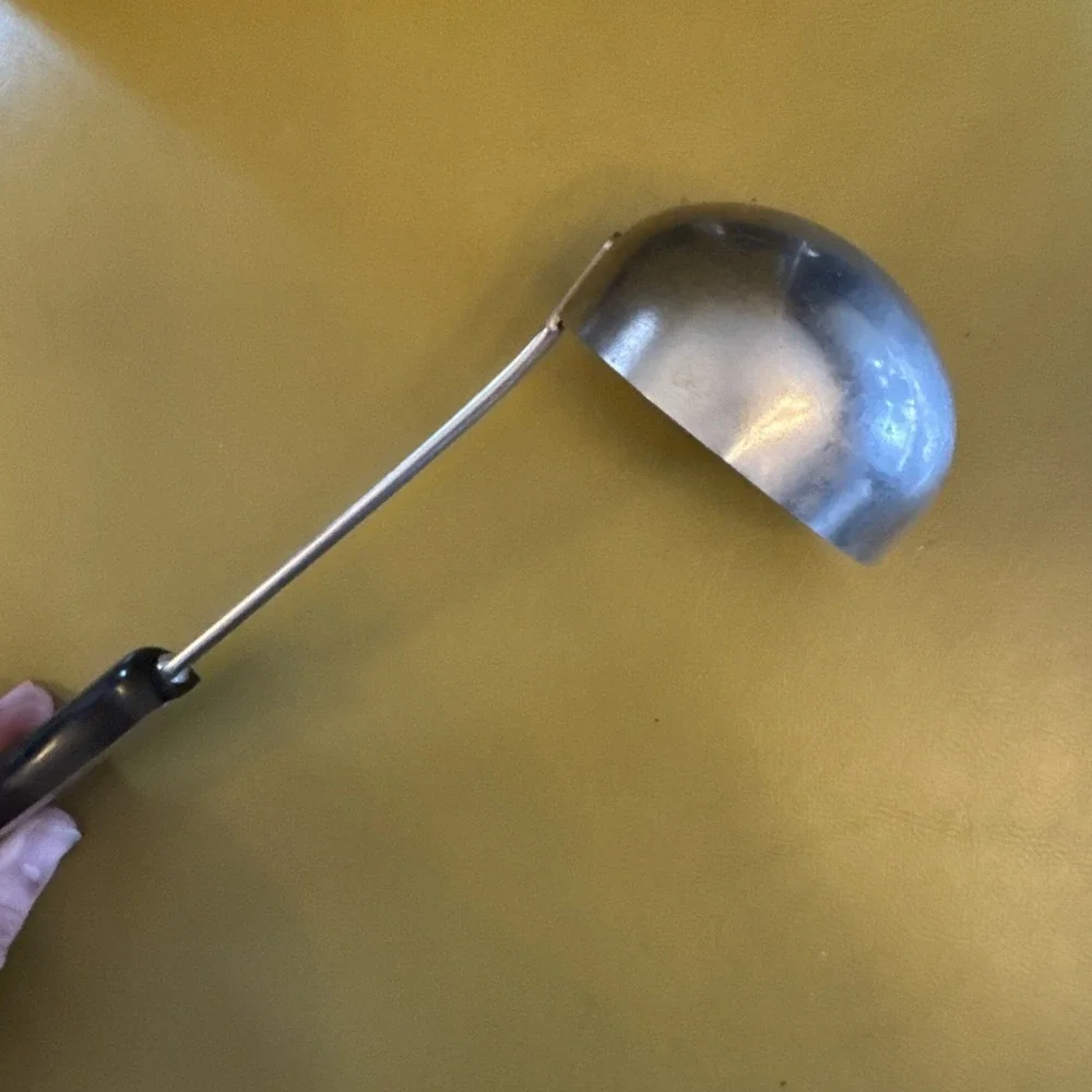Ekco Kitchen Ladle Stainless Steel Wood Grain Handle 11